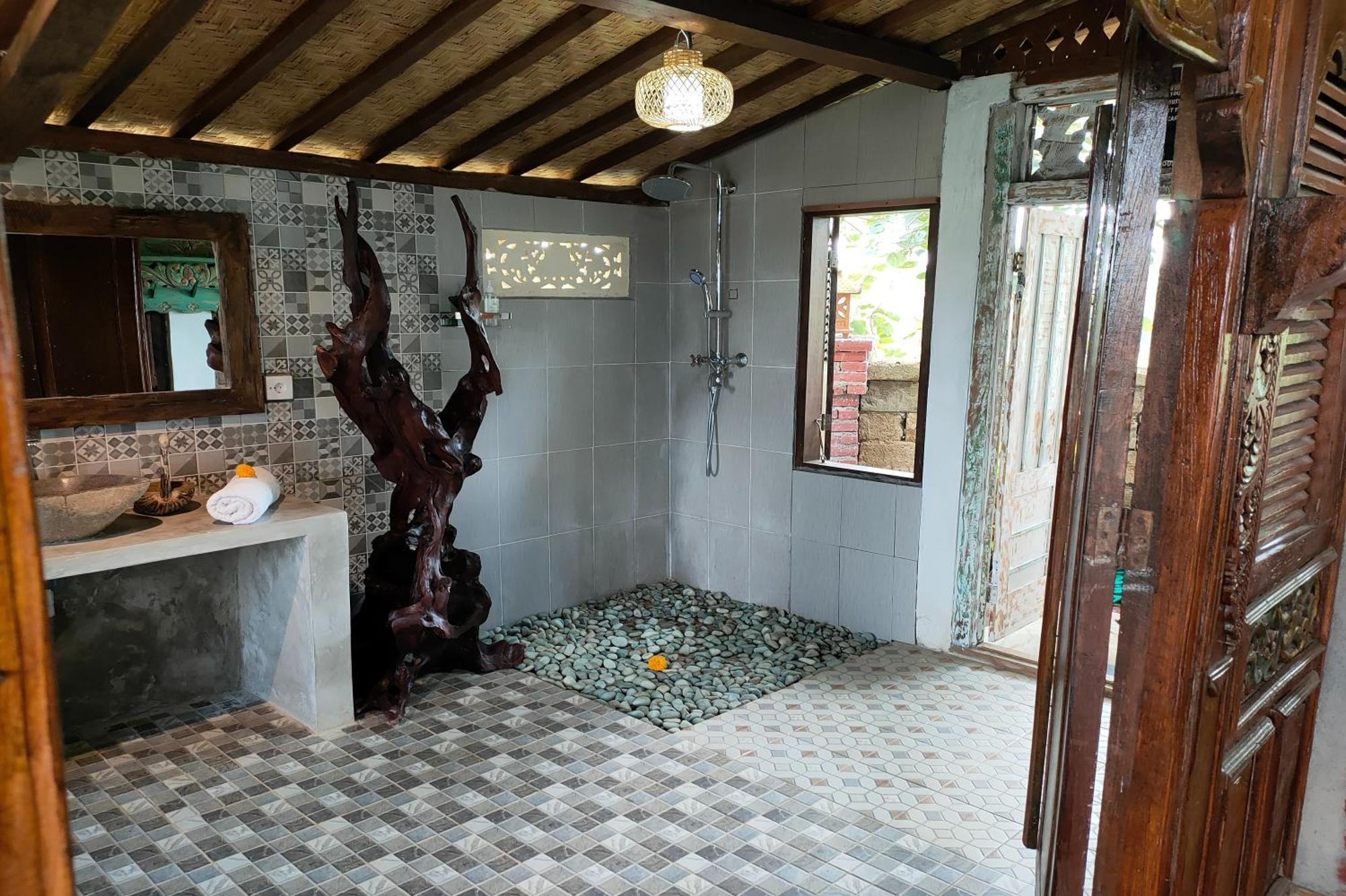 Villa Kts - Kubu Tepi Sawah Selemadeg Exterior foto